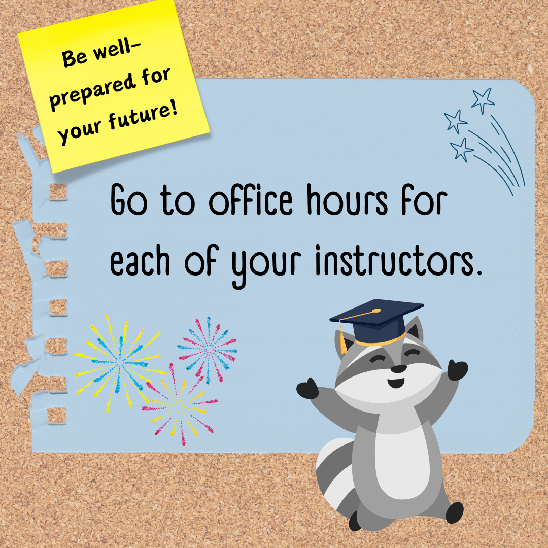 Call for students to go to office hours