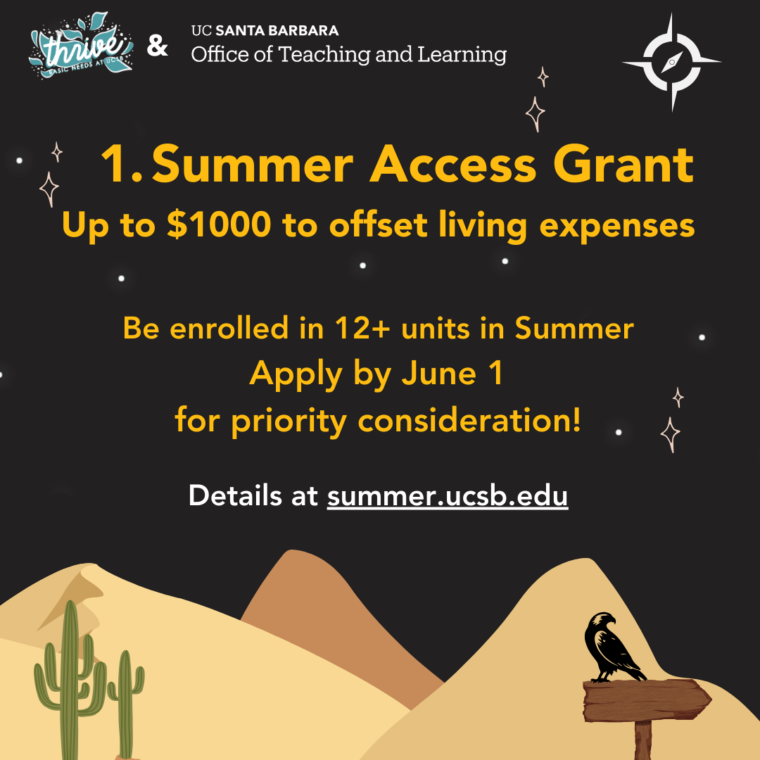 Slides about accessing basic needs (Summer Access Grant)