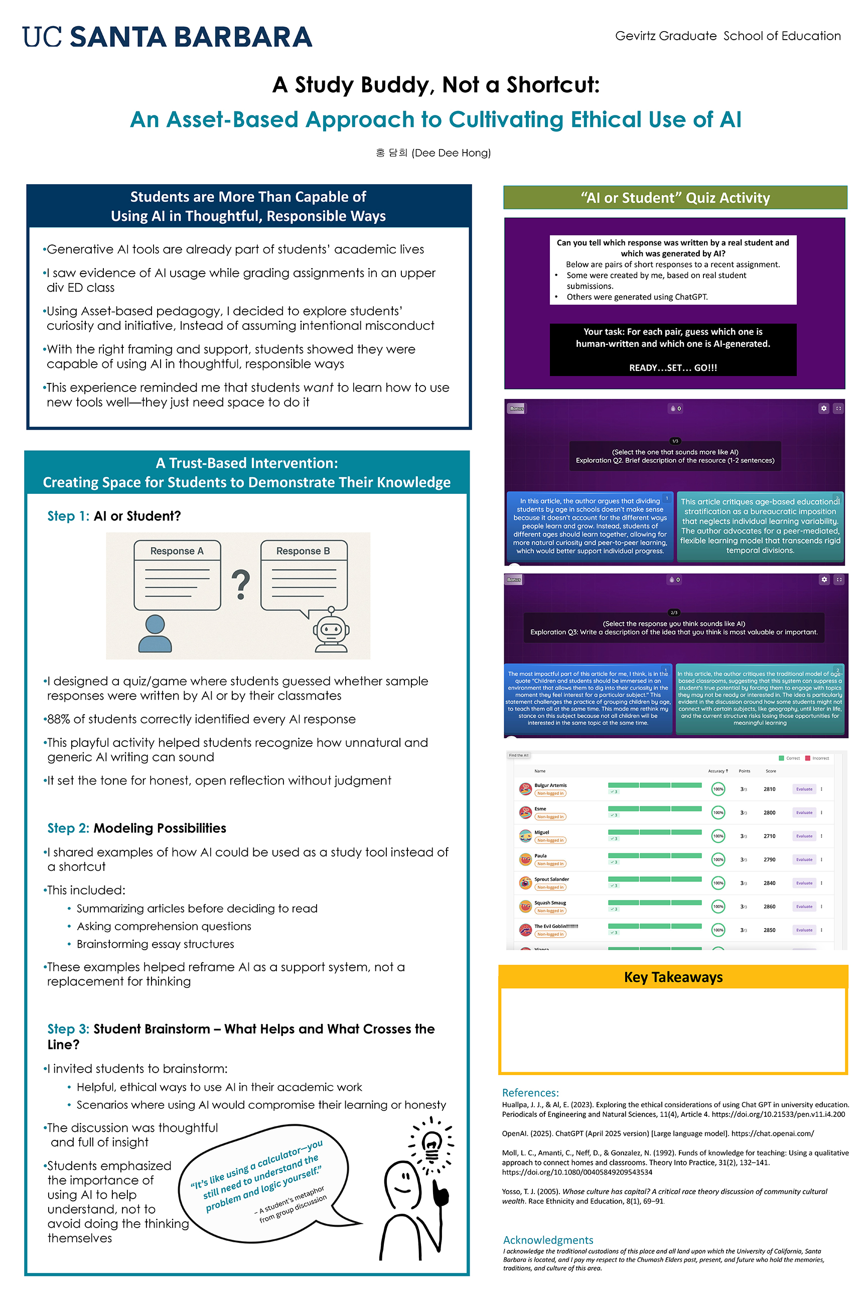 flyer encouraging teachers allowing students to use ai